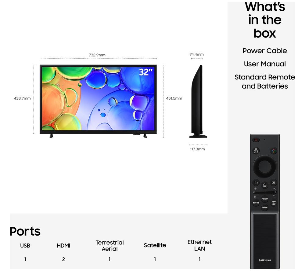 SAMSUNG Q5F 32" QLED Full HD HDR Smart TV (2026) - QE32Q5FAAUXXU image number 7 of 10