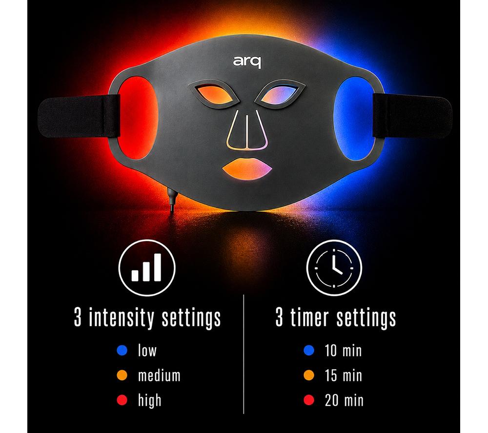 ARQ ARQFM01 LED Face Mask - Black image number 6 of 10