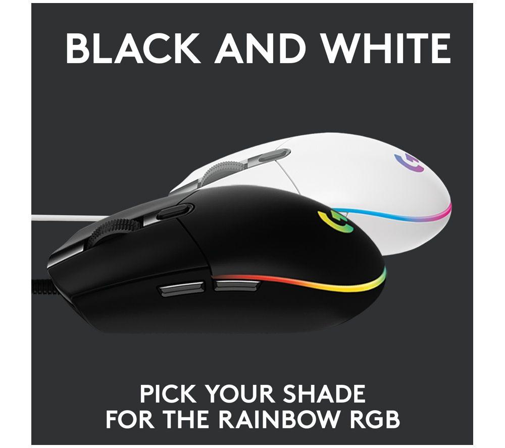 LOGITECH G102 Lightsync Optical Gaming Mouse - Black image number 5 of 7