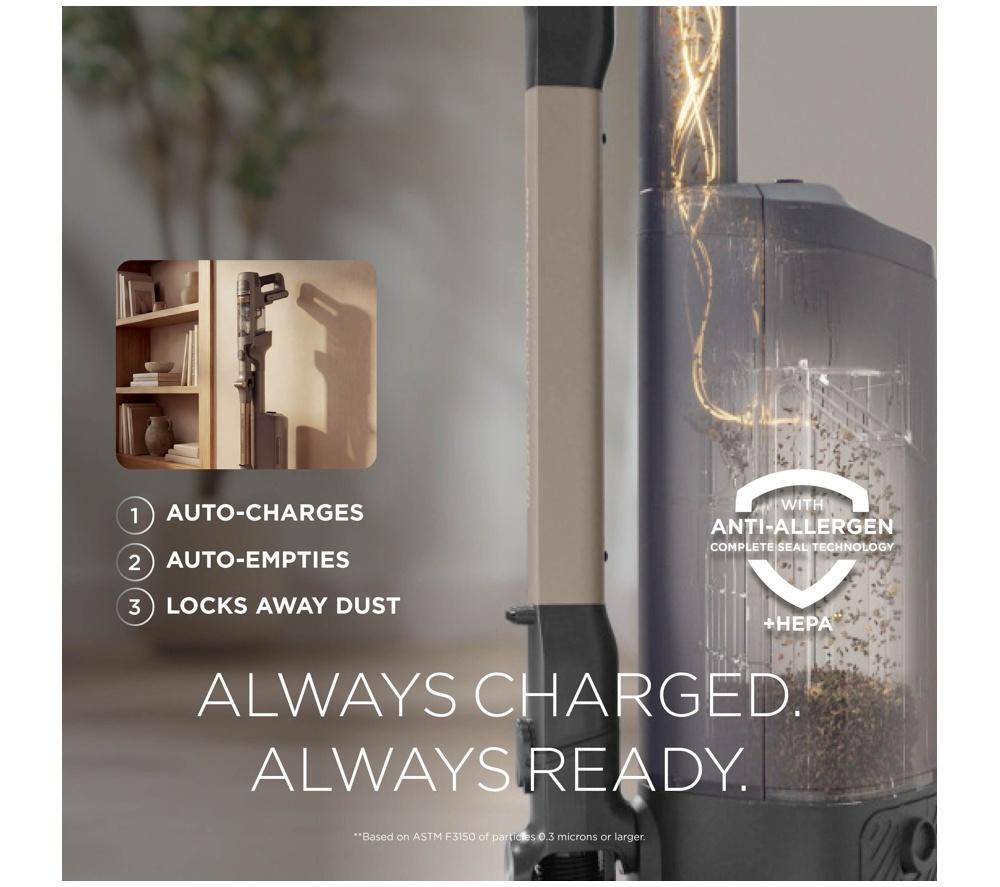 SHARK PowerDetect Speed Luxe Collection Clean & Empty IA3246UKTIV Cordless Vacuum Cleaner &ndash; Ivory image number 4 of 12