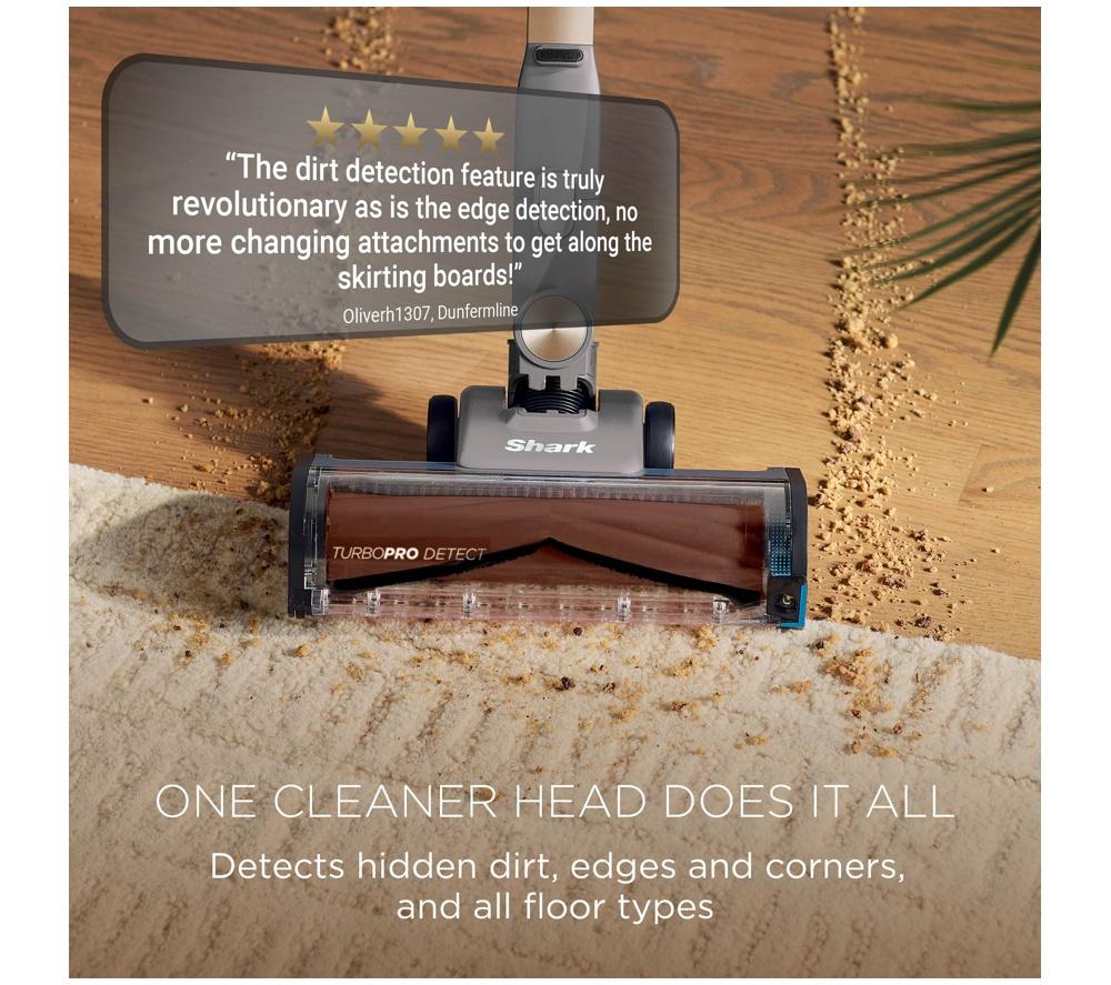 SHARK PowerDetect Speed Luxe Collection Clean & Empty IA3246UKTIV Cordless Vacuum Cleaner &ndash; Ivory image number 5 of 12
