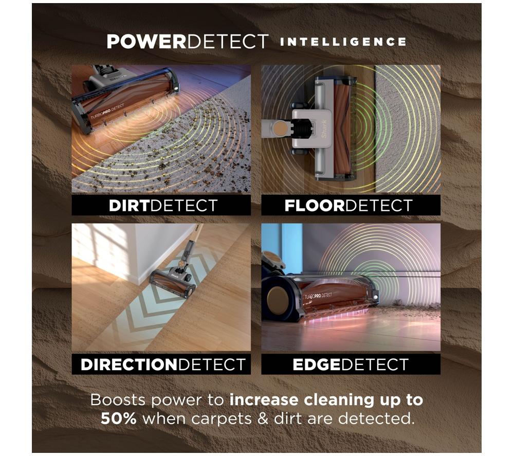 SHARK PowerDetect Speed Luxe Collection Clean & Empty IA3246UKTIV Cordless Vacuum Cleaner &ndash; Ivory image number 6 of 12