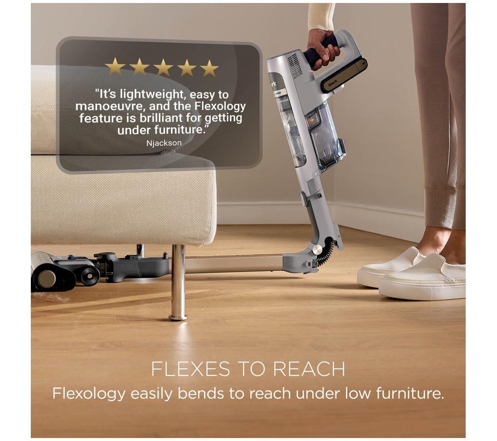 SHARK PowerDetect Speed Luxe Collection Clean & Empty IA3246UKTIV Cordless Vacuum Cleaner &ndash; Ivory image number 9 of 12