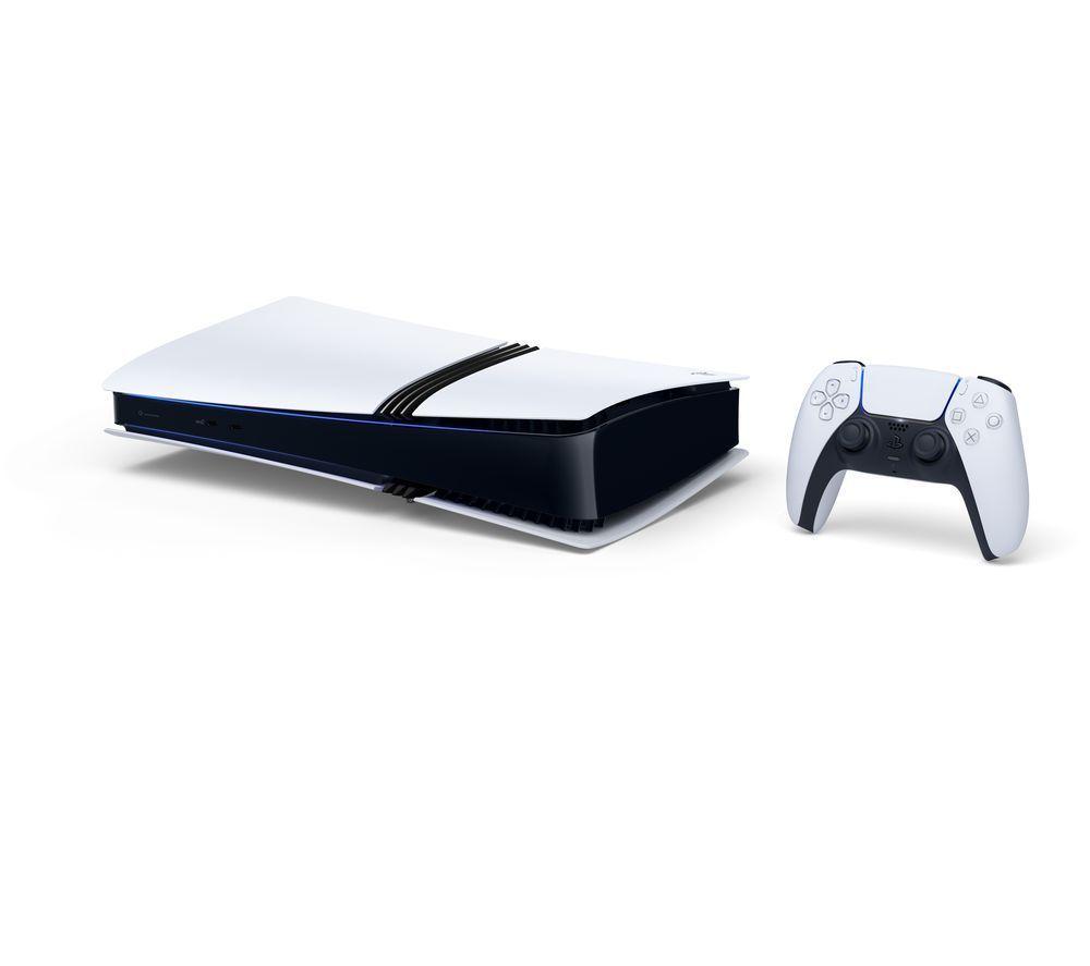 SONY PlayStation 5 Pro, Cloud II Pro 7.1 Gaming Headset (Black & Red) & PlayStation &pound;70 Gift Card Bundle image number 4 of 11