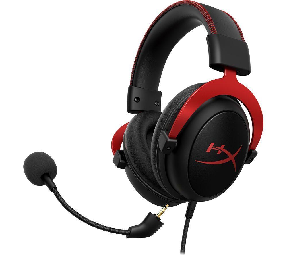 SONY PlayStation 5 Pro, Cloud II Pro 7.1 Gaming Headset (Black & Red) & PlayStation &pound;70 Gift Card Bundle image number 7 of 11