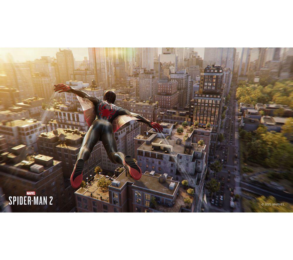 SONY PlayStation 5 Digital Edition, Disc Drive For PS5 Digital Edition Consoles, HYPERX Cloud II Pro 7.1 Gaming Headset & Marvel's Spider-Man 2 PS5 Bundle image number 13 of 13