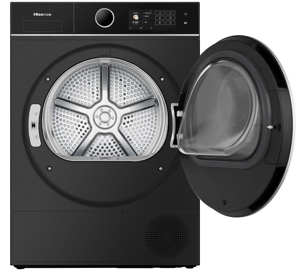 HISENSE 5i Series DH5I904BBBC WiFi-enabled 9 kg Heat Pump Tumble Dryer - Black image number 3 of 5