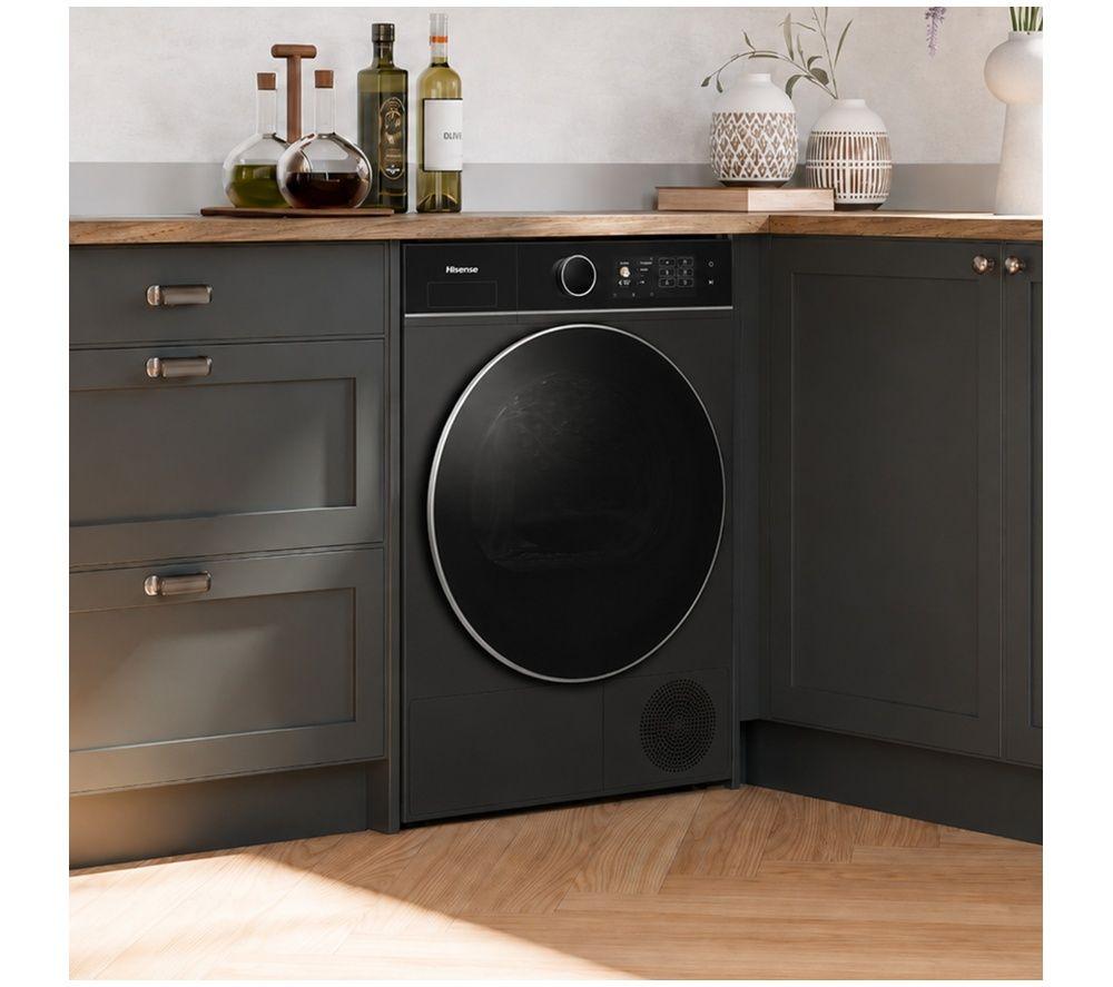 HISENSE 5i Series DH5I904BBBC WiFi-enabled 9 kg Heat Pump Tumble Dryer - Black image number 4 of 5
