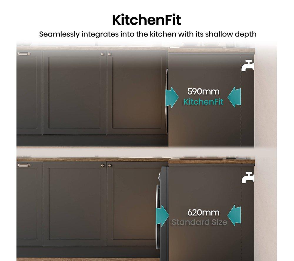 HISENSE 5i Series DH5I904BBBC WiFi-enabled 9 kg Heat Pump Tumble Dryer - Black image number 8 of 32