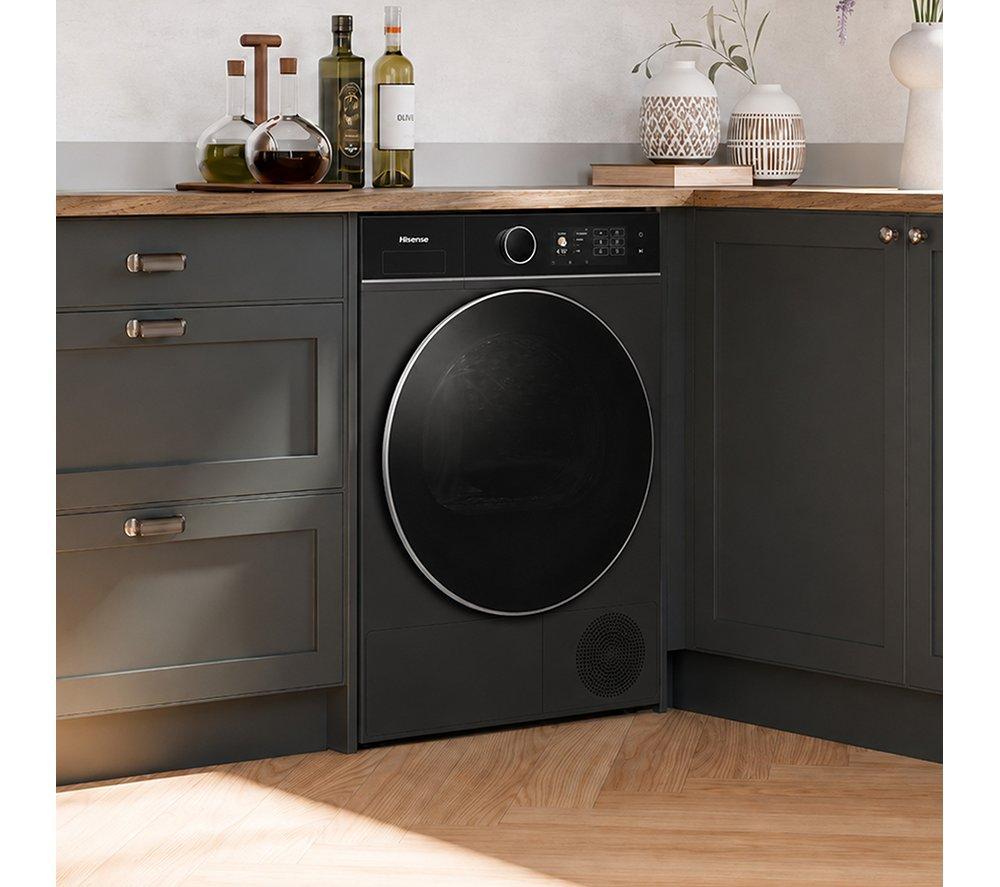 HISENSE 5i Series DH5I904BBBC WiFi-enabled 9 kg Heat Pump Tumble Dryer - Black image number 28 of 32