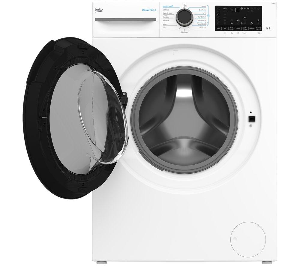 BEKO b500 BM5WT61341TW 13 kg 1400 Spin WiFi-enabled Washing Machine - White image number 3 of 14