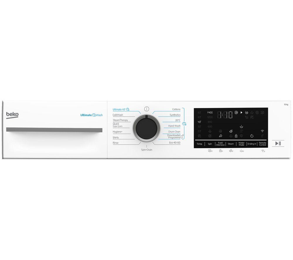 BEKO b500 BM5WT61341TW 13 kg 1400 Spin WiFi-enabled Washing Machine - White image number 7 of 14