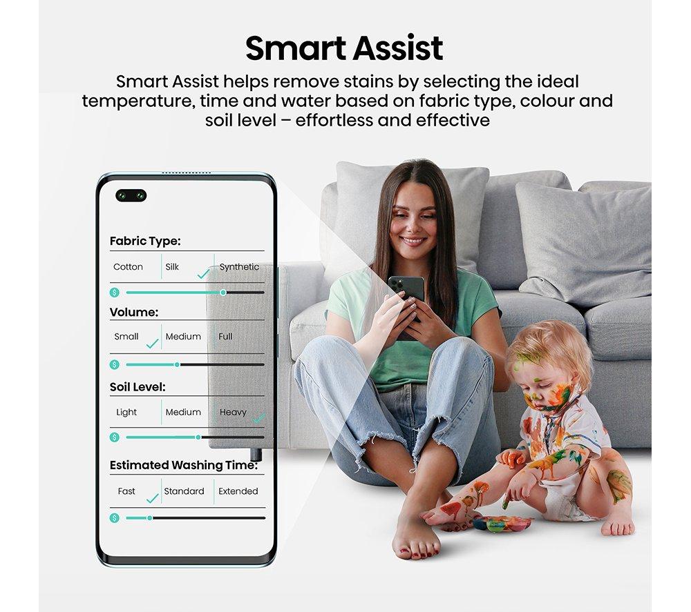 HISENSE KitchenFit 5i Series DH5I904BWBC WiFi-enabled 9 kg Heat Pump Tumble Dryer - White image number 19 of 32