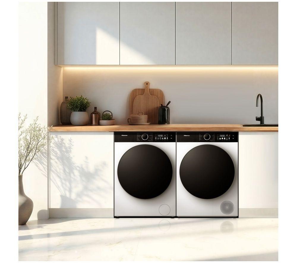 HISENSE KitchenFit 3i Series WF3I1143BWL WiFi-enabled 11 kg 1400 Spin Washing Machine - White image number 2 of 4