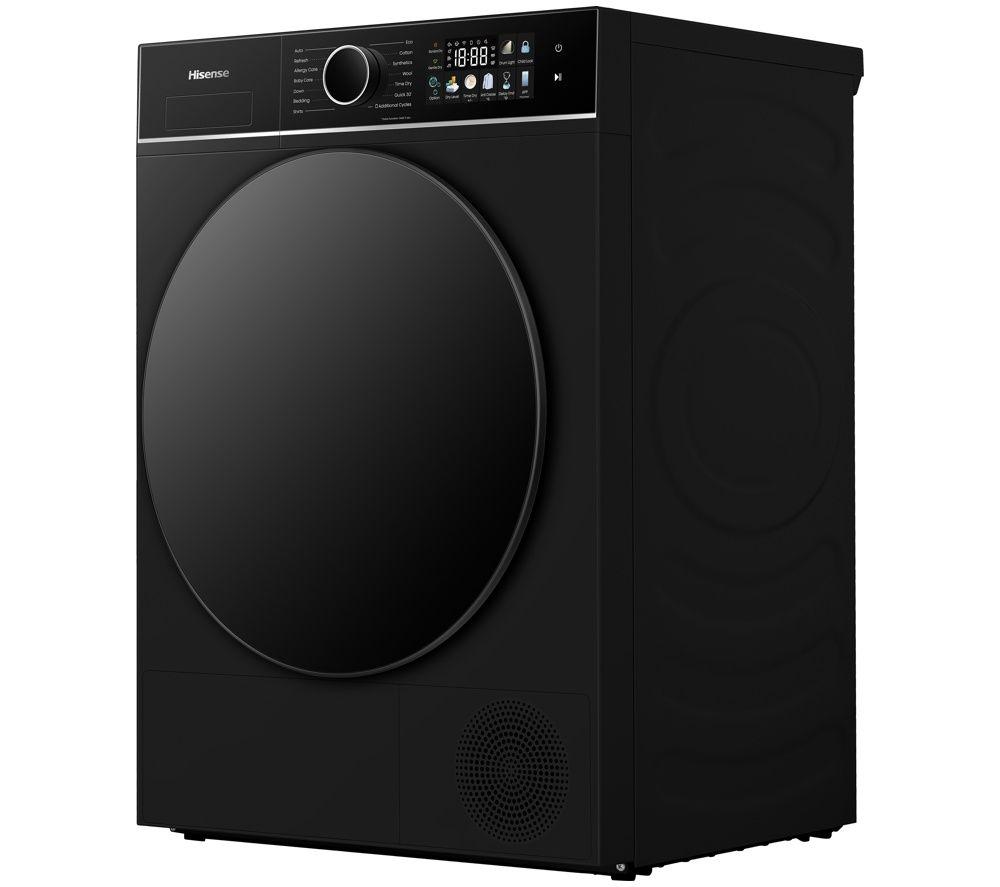 HISENSE 3i Series DH3I904UBDC WiFi-enabled 9 kg Heat Pump Tumble Dryer - Black image number 5 of 6