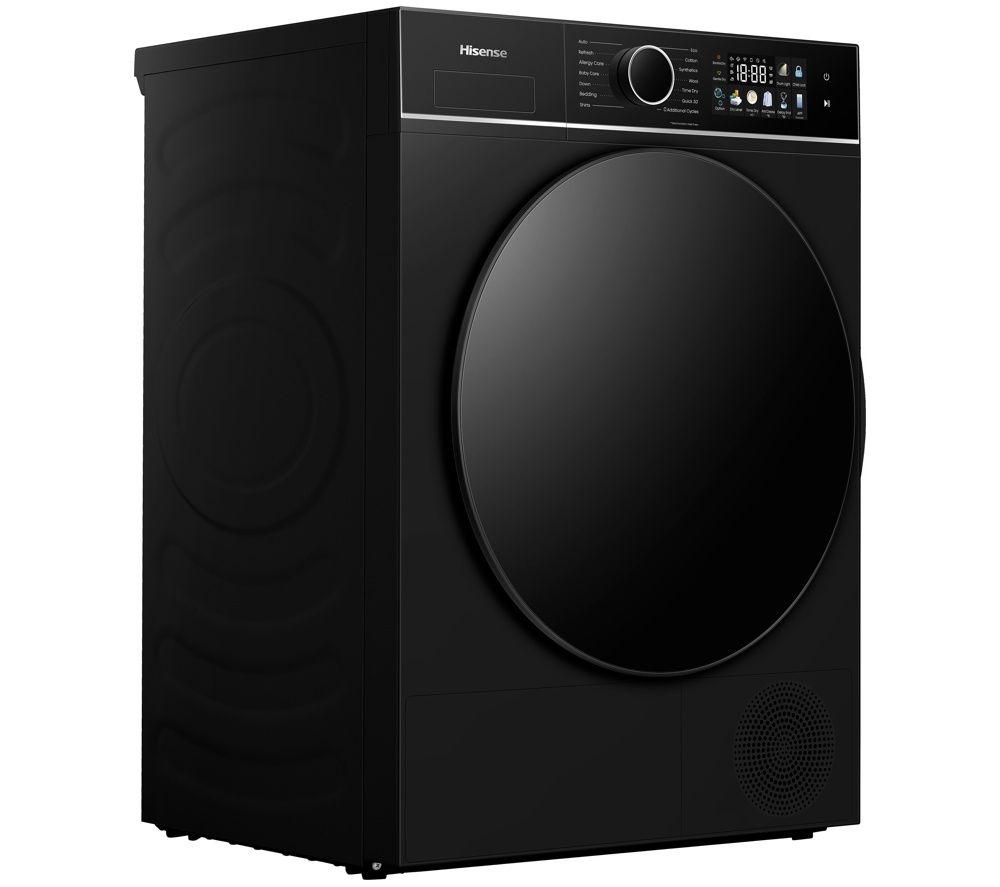 HISENSE 3i Series DH3I904UBDC WiFi-enabled 9 kg Heat Pump Tumble Dryer - Black image number 6 of 6