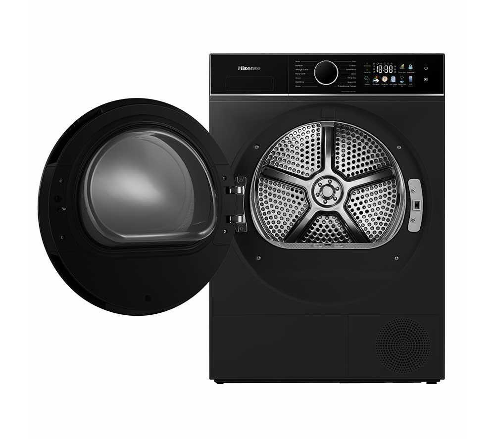 HISENSE 3i Series DH3I904UBDC WiFi-enabled 9 kg Heat Pump Tumble Dryer - Black image number 28 of 28