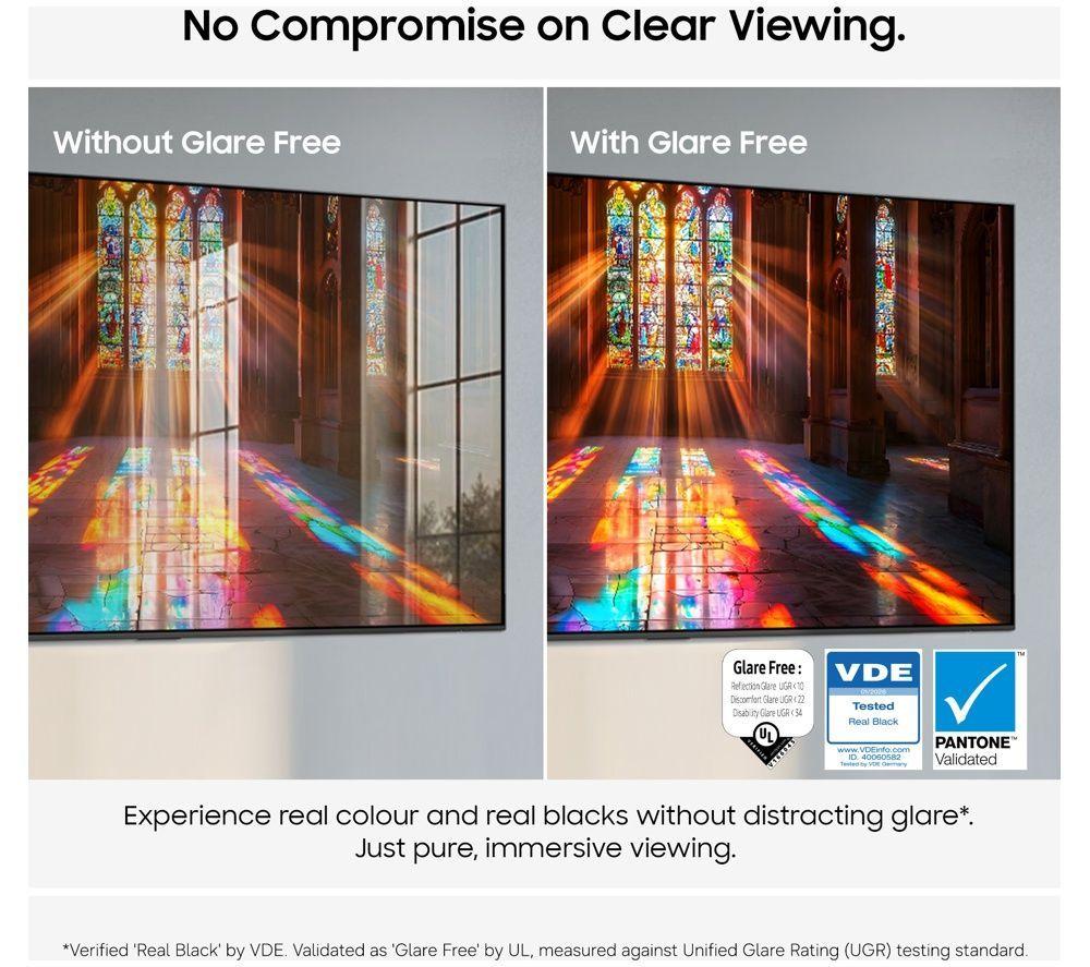 SAMSUNG S90H 77" OLED Glare Free 4K Vision AI Smart TV & HW-Q600H/XU 3.1.2 Wireless Sound Bar Bundle image number 11 of 15