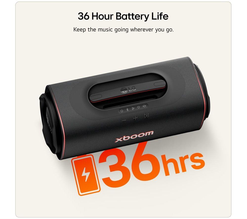 LG xboom Blast Bluetooth Megasound Party Speaker - Black image number 5 of 6