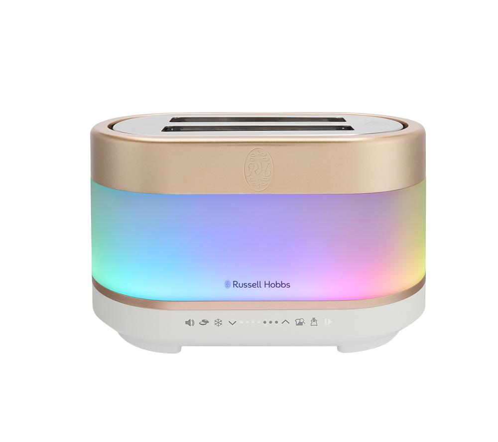 RUSSELL HOBBS Calm 27710 2-Slice Toaster - White & Copper