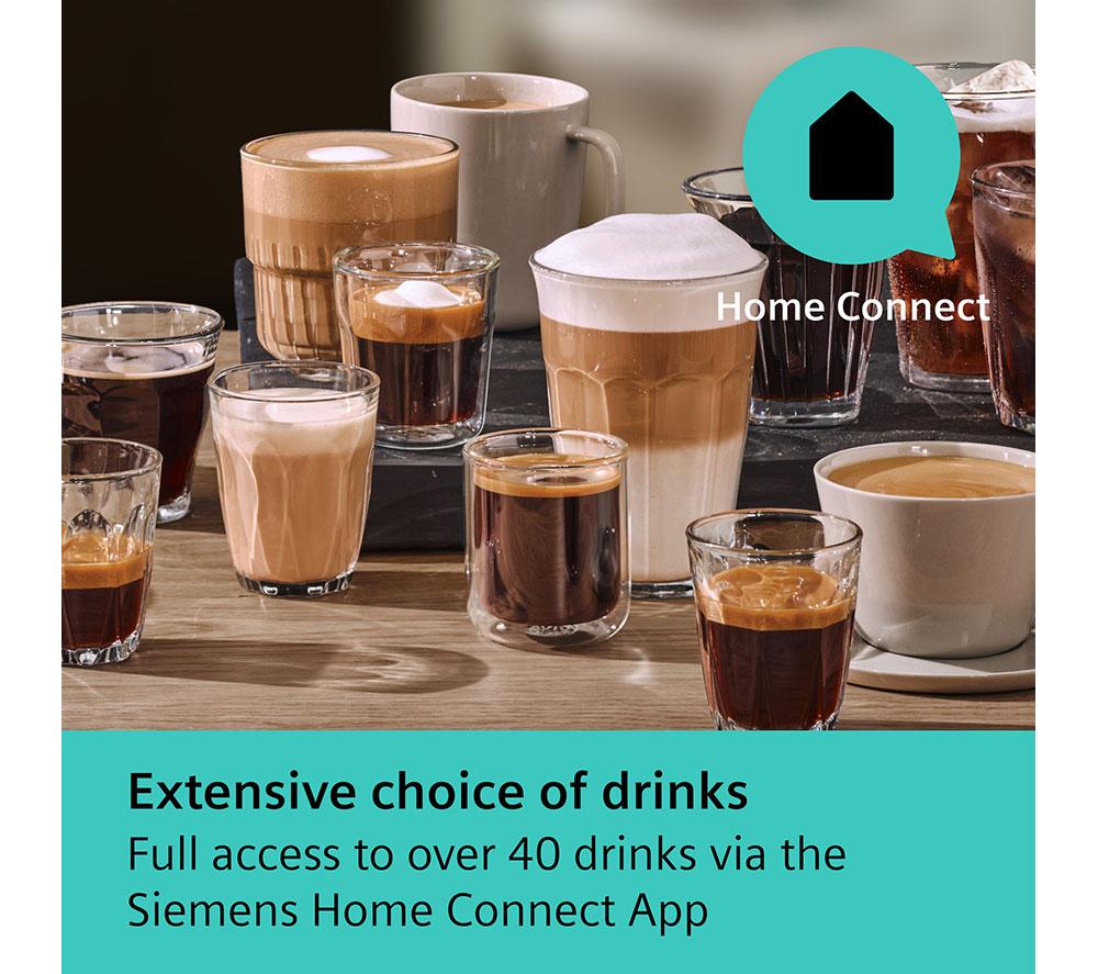 SIEMENS TQ927GZ3 EQ900 Plus iAroma Smart Bean to Cup Coffee Machine &ndash; Stainless Steel image number 3 of 12