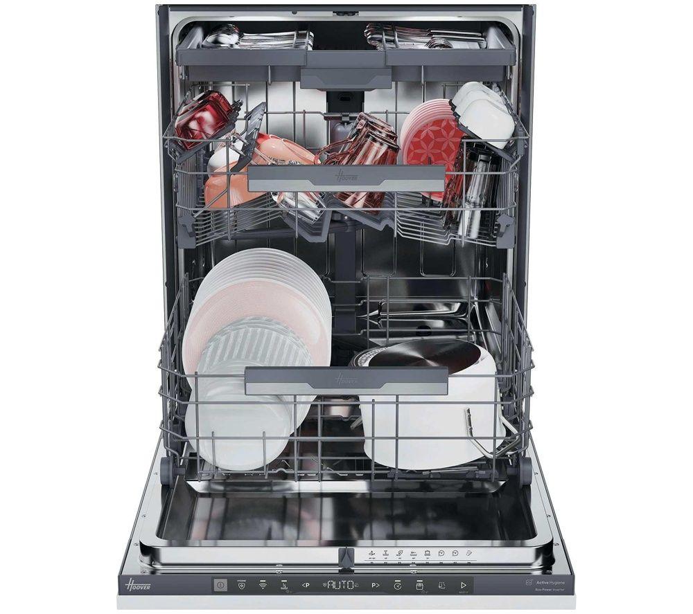HOOVER HI 4B2F3STA-80 Full Size Fully Integrated WiFi-enabled Dishwasher image number 2 of 4