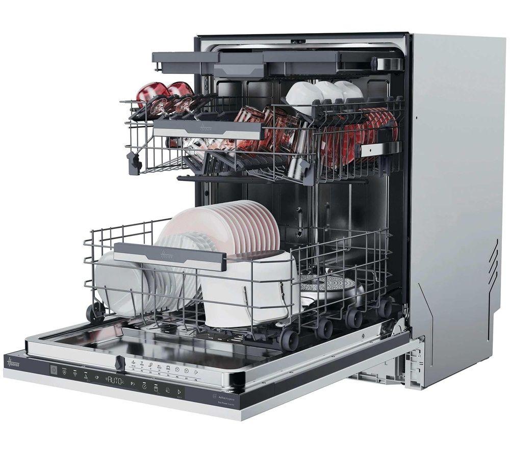 HOOVER HI 4B2F3STA-80 Full Size Fully Integrated WiFi-enabled Dishwasher image number 3 of 4