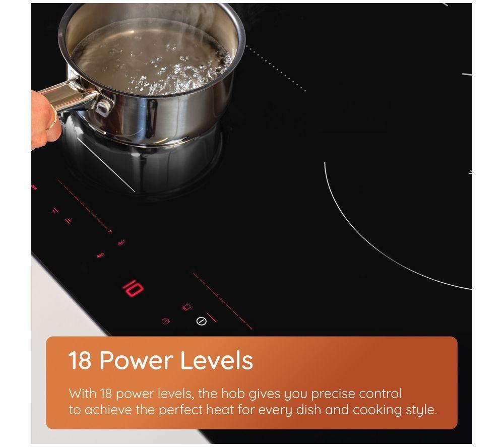 HOTPOINT HeatControl HTH8017KCF2 80 cm Electric Induction Hob - Black image number 4 of 5