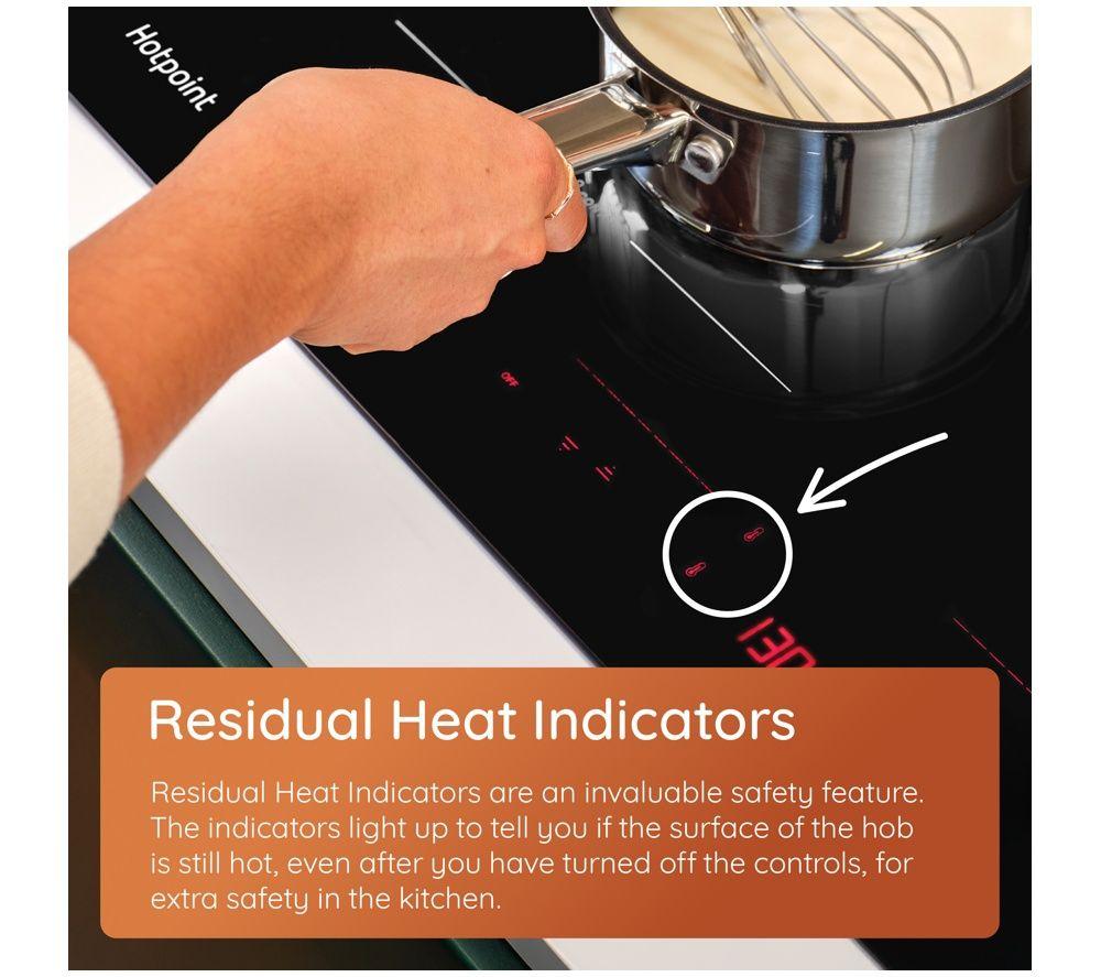 HOTPOINT HeatControl HTH8017KCF2 80 cm Electric Induction Hob - Black image number 5 of 5