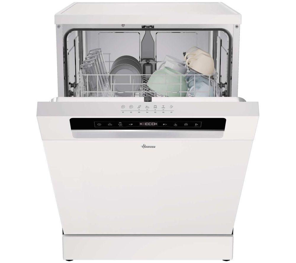 HOOVER H-Dish 500 HFP 4B9F0W-80 Full-size Dishwasher - White image number 3 of 4