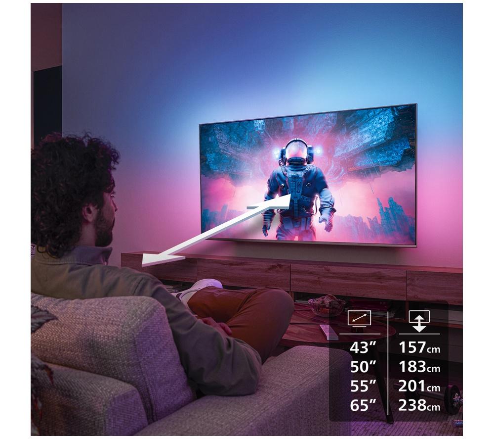 PHILIPS Ambilight 50PUS8001/05 50" Smart 4K Ultra HD HDR LED TV image number 11 of 15