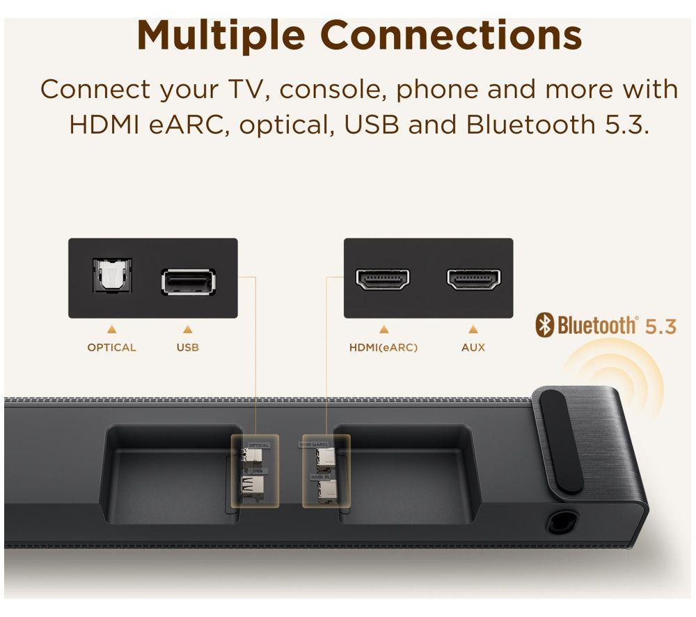TCL S65K 5.1 Wireless Soundbar with Dolby Atmos & DTS:X image number 3 of 7