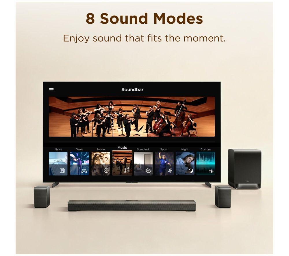TCL S65K 5.1 Wireless Soundbar with Dolby Atmos & DTS:X image number 5 of 7