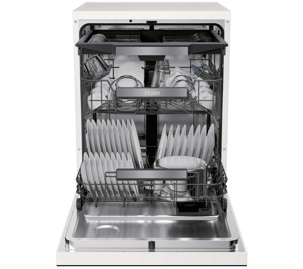 HAIER I Pro Shine Series 3 XF6C4F1W-80 Full-size WiFi-enabled Dishwasher - White image number 3 of 4