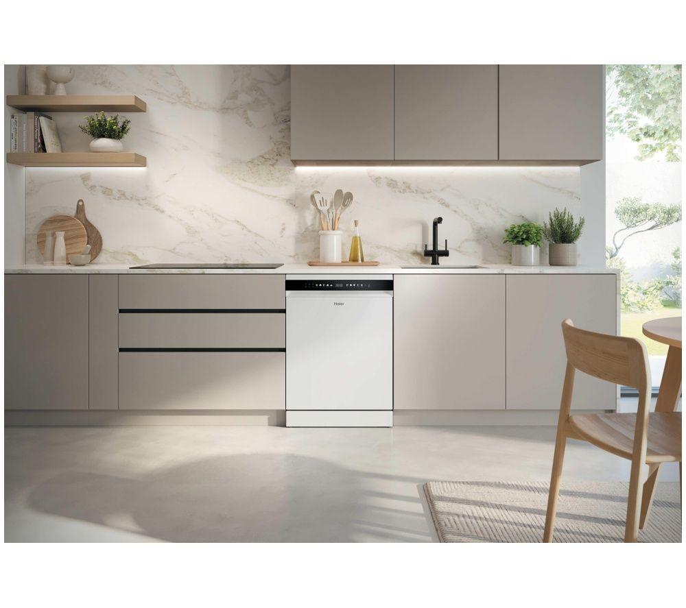 HAIER I Pro Shine Series 3 XF6C4F1W-80 Full-size WiFi-enabled Dishwasher - White image number 4 of 4