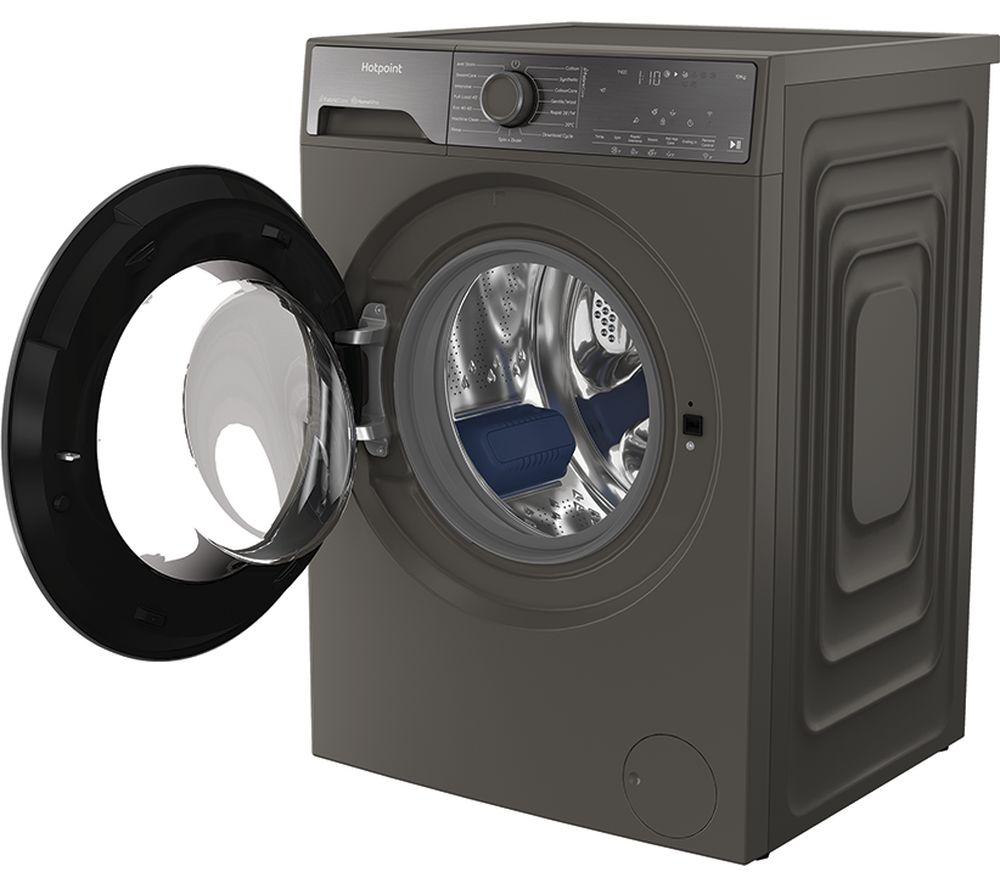 HOTPOINT Fabric Care HB103WGCAREUK WiFi-enabled 10 kg 1400 Spin Washing Machine - Dark Grey image number 11 of 11