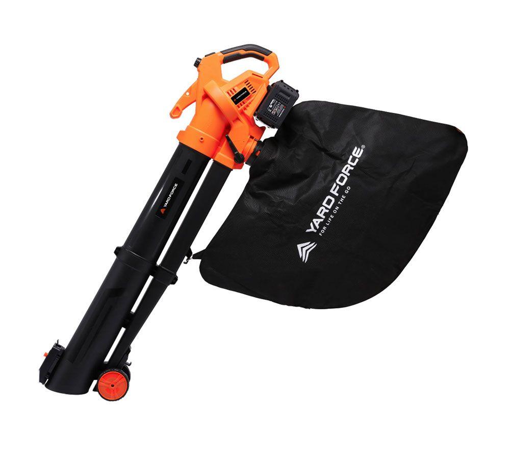 Yard Force LB C20C 40V Cordless Leaf Blower & Vacuum – 3-in-1 Garden Tool with 45L Collection Bag, Mulching Function, Variable Speed, 2 x 20V/4.0Ah Batteries – CR20 Range Compatible - Image 2