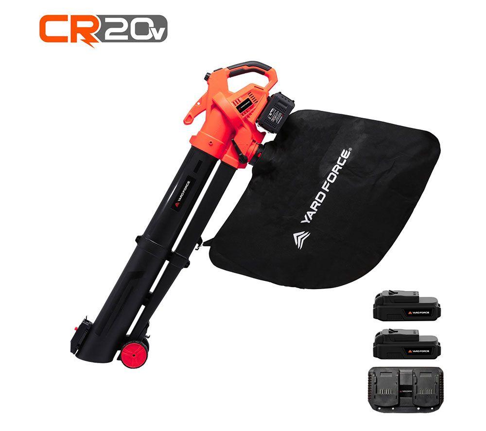 YARD FORCE LB C20C-UK 40 V Cordless Leaf Blower & Garden Vacuum - Black & Orange image number 2 of 6