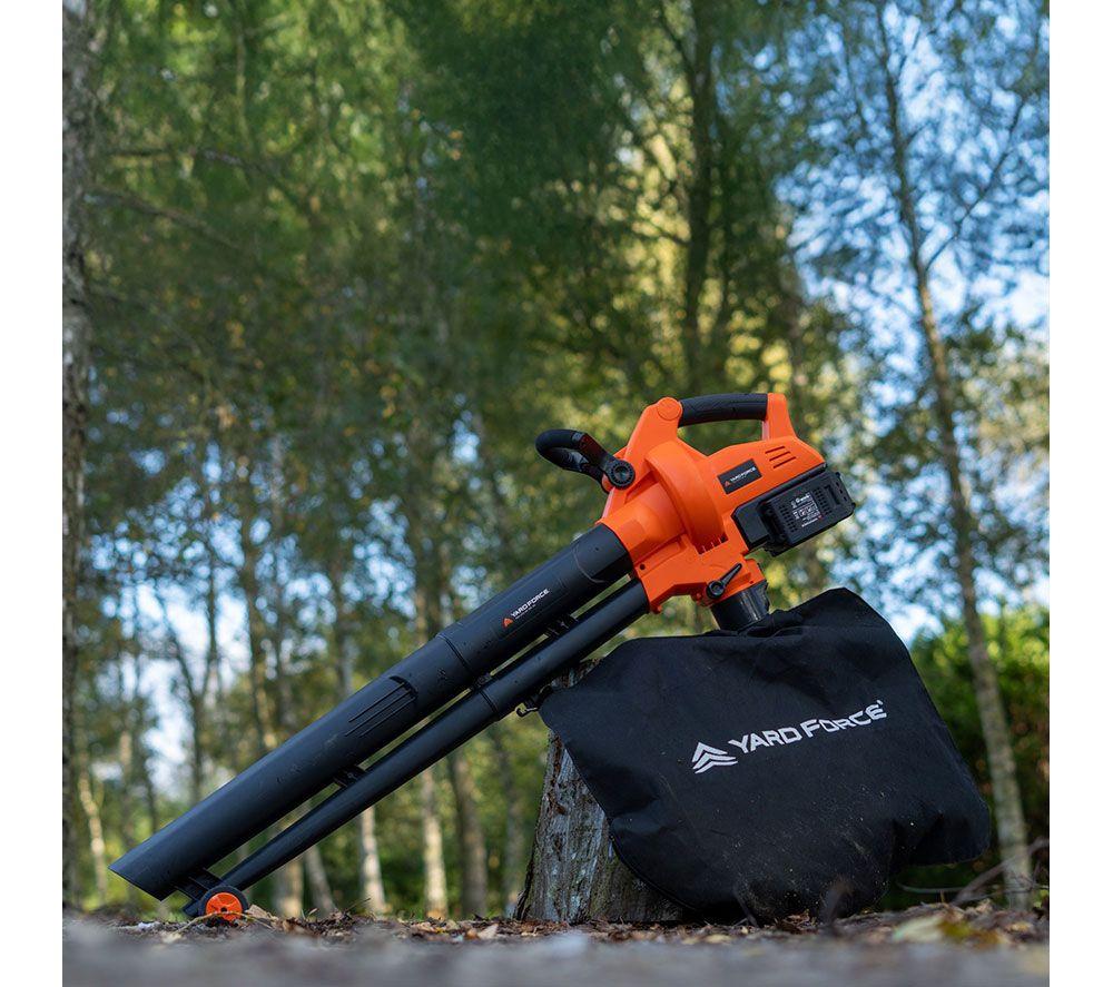YARD FORCE LB C20C-UK 40 V Cordless Leaf Blower & Garden Vacuum - Black & Orange image number 4 of 6