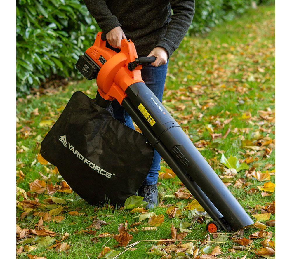 YARD FORCE LB C20C-UK 40 V Cordless Leaf Blower & Garden Vacuum - Black & Orange image number 5 of 6