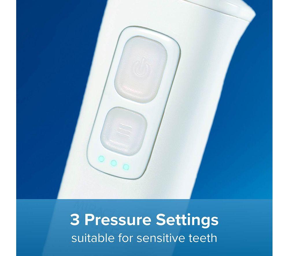 MIRACLE SMILE 2549 Water Flosser - White image number 6 of 7