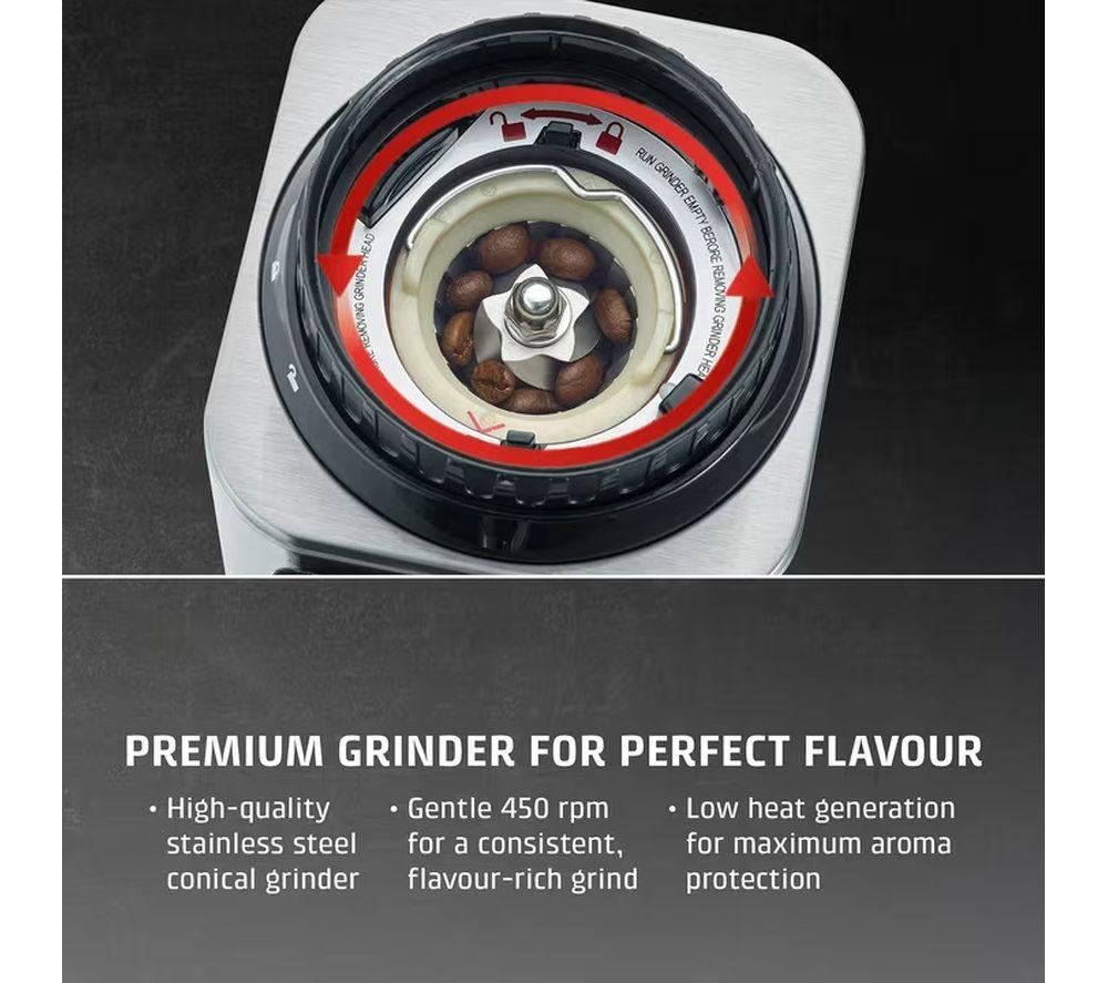 CASO BaristaChef Inox Coffee Grinder - Silver image number 2 of 9