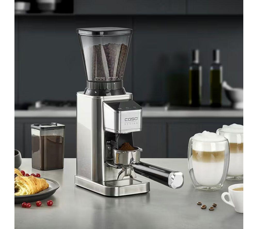 CASO BaristaChef Inox Coffee Grinder - Silver image number 5 of 9
