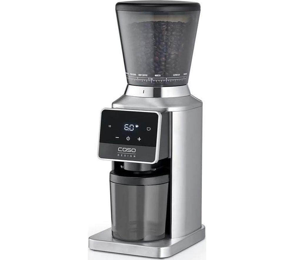 CASO BaristaChef Inox Pro Coffee Grinder - Black & Silver image number 2 of 9