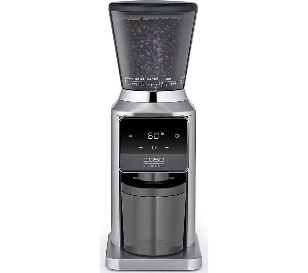 CASO BaristaChef Inox Pro Coffee Grinder - Black & Silver image number 4 of 9