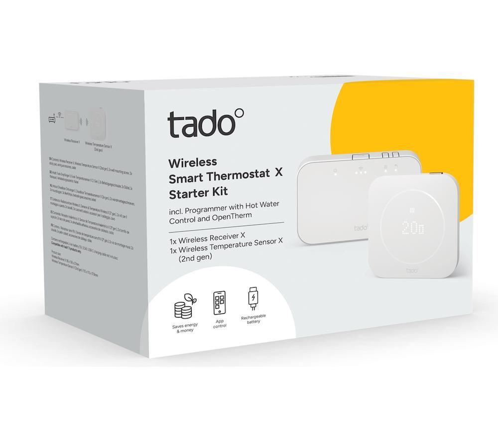 TADO Wireless Smart Thermostat X Starter Kit (2nd Gen) - White image number 4 of 4