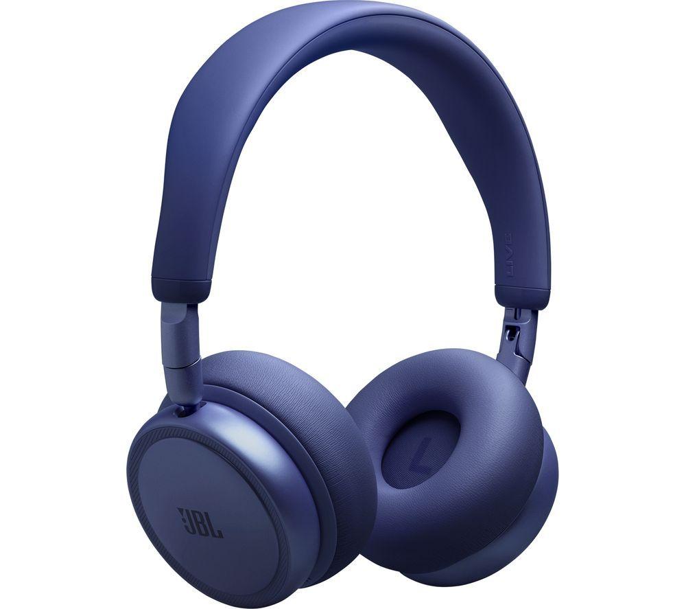 JBL Live 680NC Wireless Bluetooth Noise-Cancelling Headphones - Blue image number 6 of 9