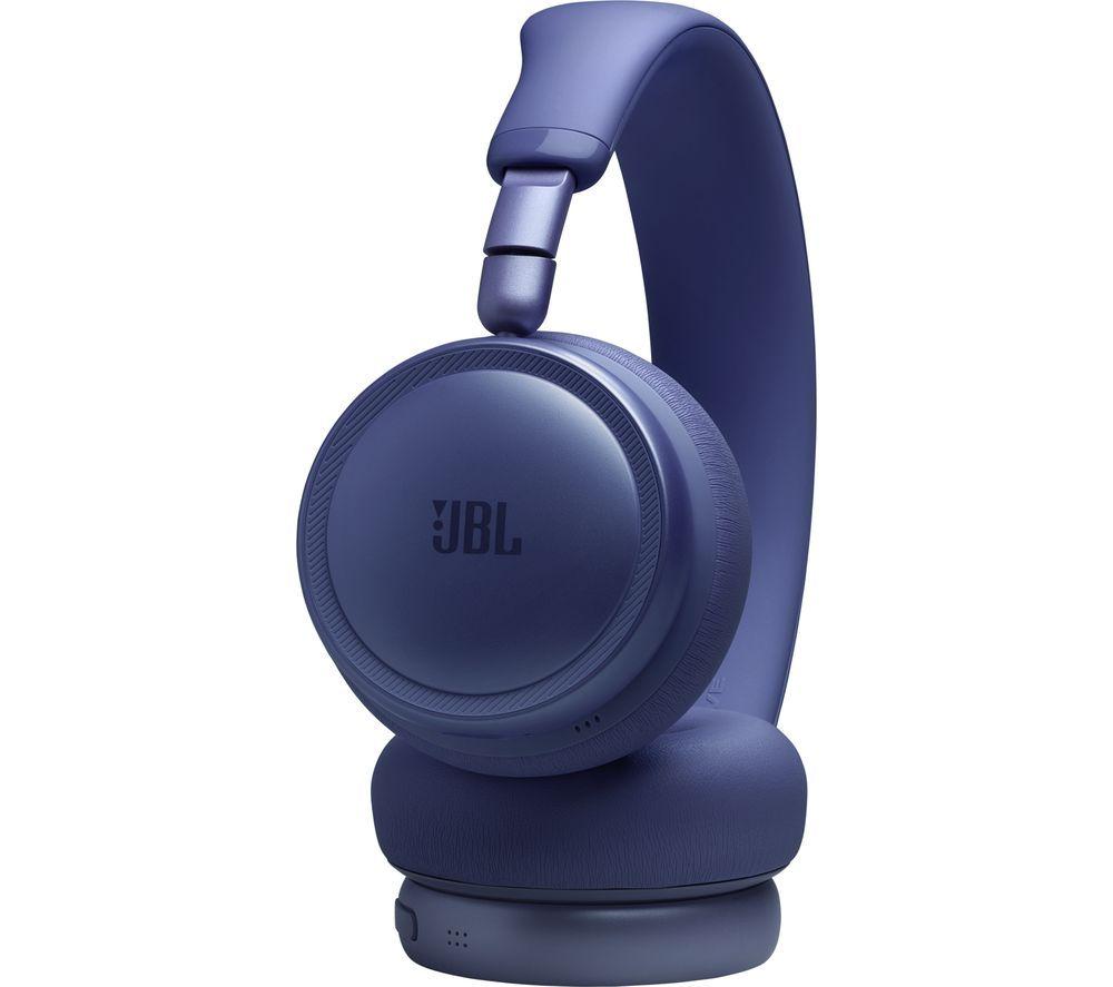 JBL Live 680NC Wireless Bluetooth Noise-Cancelling Headphones - Blue image number 7 of 9