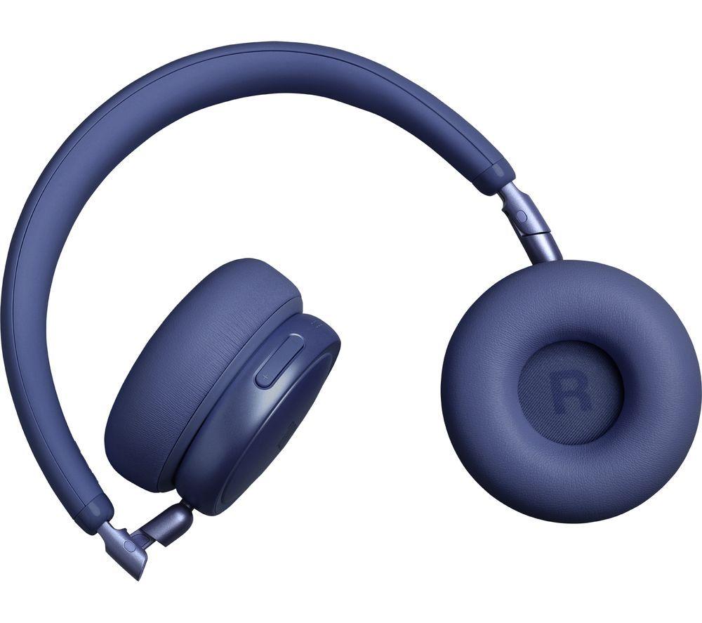 JBL Live 680NC Wireless Bluetooth Noise-Cancelling Headphones - Blue image number 8 of 9