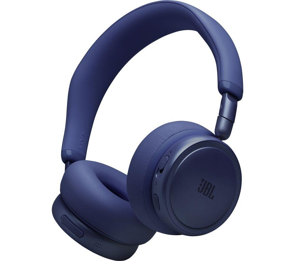 JBL Live 680NC Wireless Bluetooth Noise-Cancelling Headphones - Blue image number 9 of 9